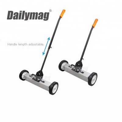 Manual Type Magnetic Road Sweeper with Handle Release