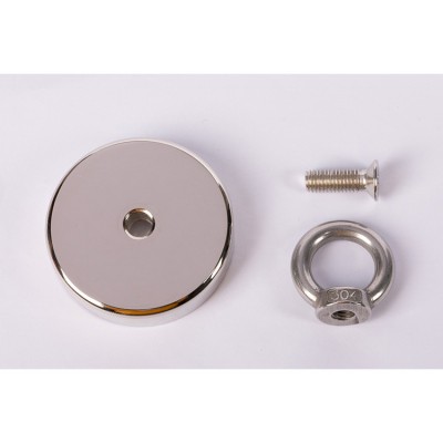 Hot sale high quality large big size neodymium fishing magnet with eyebolt for magnets pull force and best price