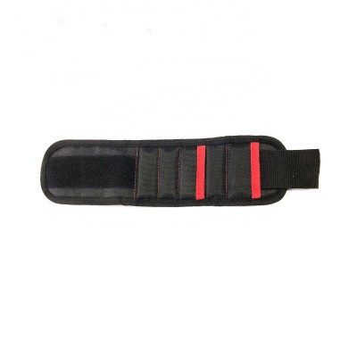 Customize Adjustable Red Magnetic Wristbands, Magnetic Tool for Holding Nails, Bolts, Screws